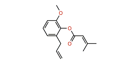 2-Allyl-6-methoxyphenyl 3-methyl-2-butenoate